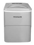 Frigidaire, 26 Lbs. Countertop Ice Maker, Bullet Shaped Ice, Silver