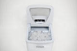 Frigidaire, 26 Lbs. Countertop Ice Maker, Bullet Shaped Ice, White