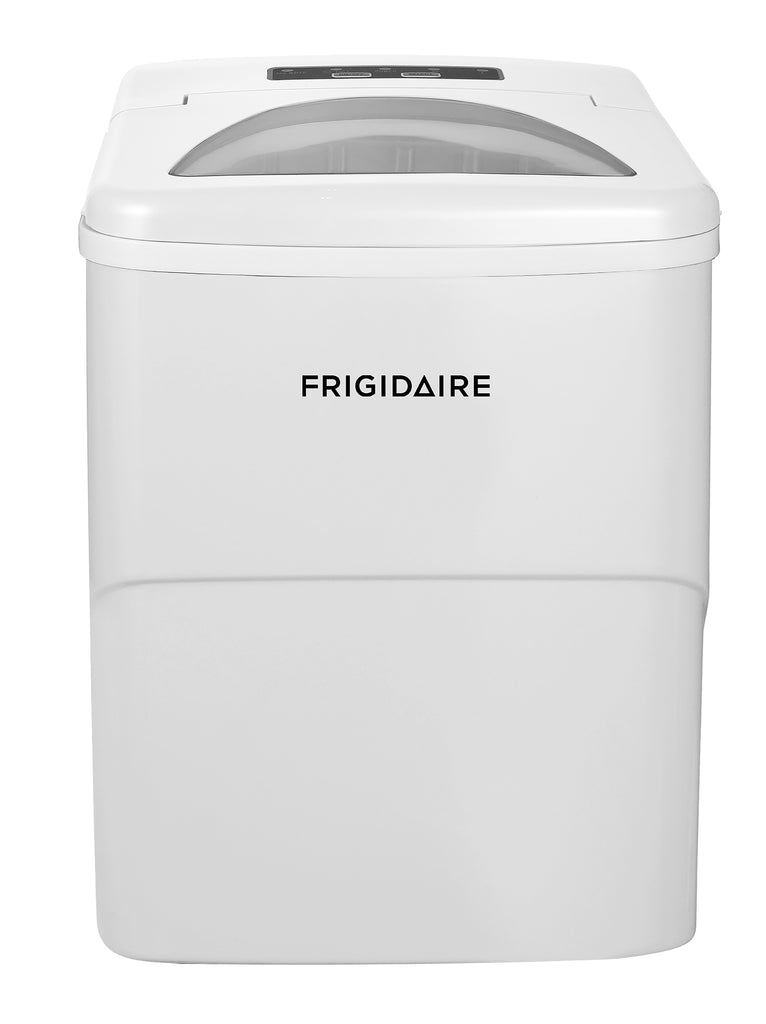 Frigidaire, 26 Lbs. Countertop Ice Maker, Bullet Shaped Ice, White