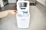 Frigidaire, 26 Lbs. Countertop Ice Maker, Bullet Shaped Ice, White