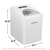 Frigidaire, 26 Lbs. Countertop Ice Maker, Bullet Shaped Ice, White