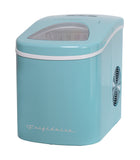 Frigidaire, 26 Lbs. Retro Countertop Ice Maker, Bullet Shaped Ice, Blue