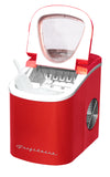 Frigidaire, 26 Lbs. Retro Countertop Ice Maker, Bullet Shaped Ice, Red