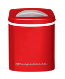 Frigidaire, 26 Lbs. Retro Countertop Ice Maker, Bullet Shaped Ice, Red