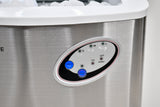 Frigidaire, 48 Lbs. Countertop Ice Maker, Bullet Shaped Ice, Stainless Steel