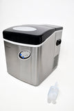 Frigidaire, 48 Lbs. Countertop Ice Maker, Bullet Shaped Ice, Stainless Steel