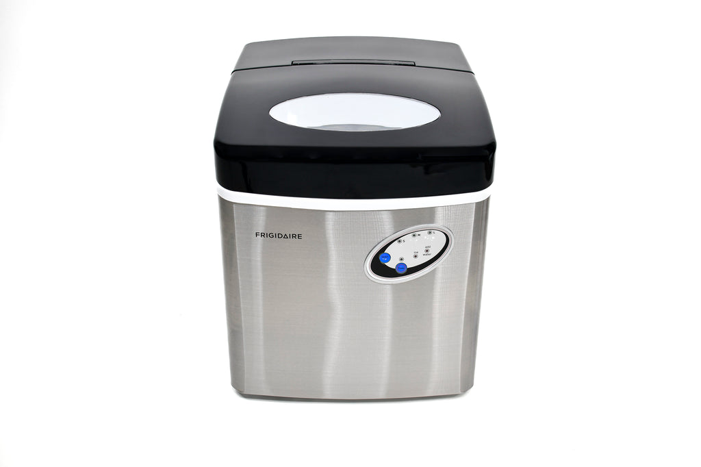 Frigidaire, 48 Lbs. Countertop Ice Maker, Bullet Shaped Ice, Stainless Steel