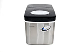 Frigidaire, 48 Lbs. Countertop Ice Maker, Bullet Shaped Ice, Stainless Steel
