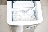 Frigidaire, 48 Lbs. Countertop Ice Maker, Bullet Shaped Ice, Stainless Steel