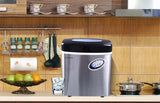 Frigidaire, 48 Lbs. Countertop Ice Maker, Bullet Shaped Ice, Stainless Steel