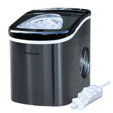Frigidaire, 26 Lbs. Countertop Ice Maker, Bullet Shaped Ice, Black Stainless Steel