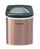 Frigidaire, 26 Lbs. Countertop Ice Maker, Bullet Shaped Ice, Copper Stainless Steel