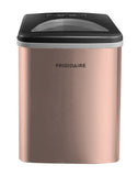Frigidaire, 26 Lbs. Countertop Ice Maker, Bullet Shaped Ice, Copper Stainless Steel