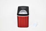 Frigidaire, 26 Lbs. Countertop Ice Maker, Bullet Shaped Ice, Red Stainless Steel