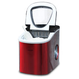 Frigidaire, 26 Lbs. Countertop Ice Maker, Bullet Shaped Ice, Red Stainless Steel