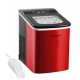 Frigidaire, 26 Lbs. Countertop Ice Maker, Bullet Shaped Ice, Red Stainless Steel