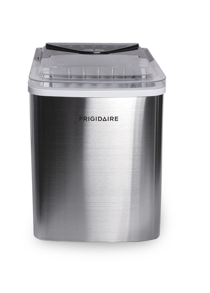 Frigidaire, 26 Lbs. Countertop Ice Maker, Bullet Shaped Ice, Stainless Steel