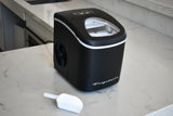 Frigidaire, 26 Lbs. Countertop Ice Maker, Bullet Shaped Ice, Black