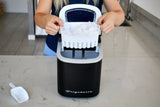 Frigidaire, 26 Lbs. Countertop Ice Maker, Bullet Shaped Ice, Black
