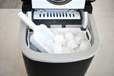 Frigidaire, 26 Lbs. Countertop Ice Maker, Bullet Shaped Ice, Black