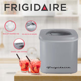 Frigidaire, 26 Lbs. Countertop Ice Maker, Bullet Shaped Ice, Silver