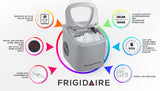 Frigidaire, 26 Lbs. Countertop Ice Maker, Bullet Shaped Ice, Silver