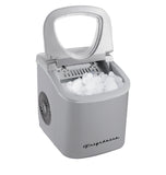 Frigidaire, 26 Lbs. Countertop Ice Maker, Bullet Shaped Ice, Silver