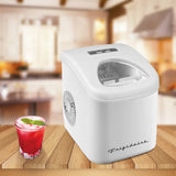 Frigidaire, 26 Lbs. Countertop Ice Maker, Bullet Shaped Ice, White