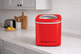 Frigidaire, 26 Lbs. Countertop Ice Maker, Bullet Shaped Ice, RED