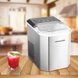 Frigidaire, 26 Lbs. Countertop Ice Maker, Bullet Shaped Ice, Stainless Steel