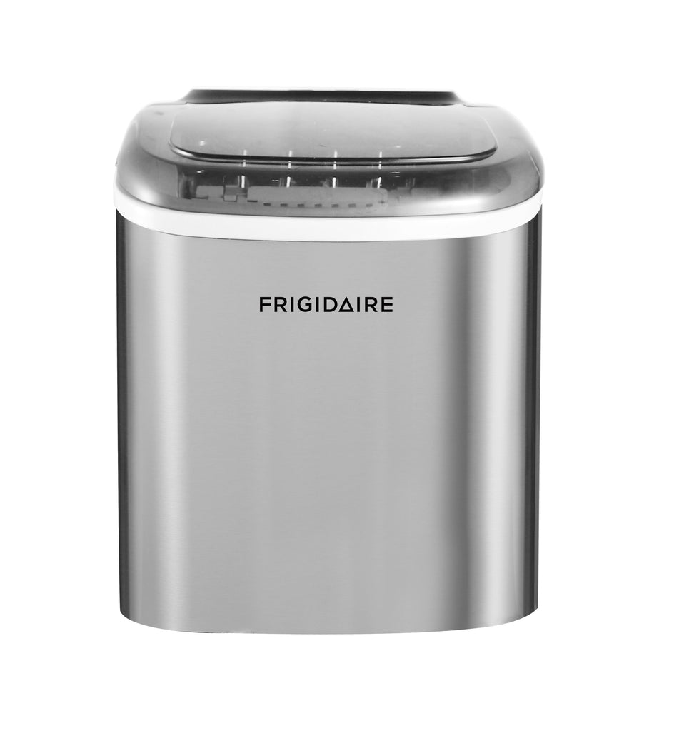 Frigidaire, 26 Lbs. Countertop Ice Maker, Bullet Shaped Ice, Stainless Steel