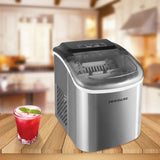 Frigidaire, 26 Lbs. Countertop Ice Maker, Bullet Shaped Ice, Stainless Steel
