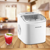 Frigidaire, 26 Lbs. Countertop Ice Maker, Bullet Shaped Ice, White
