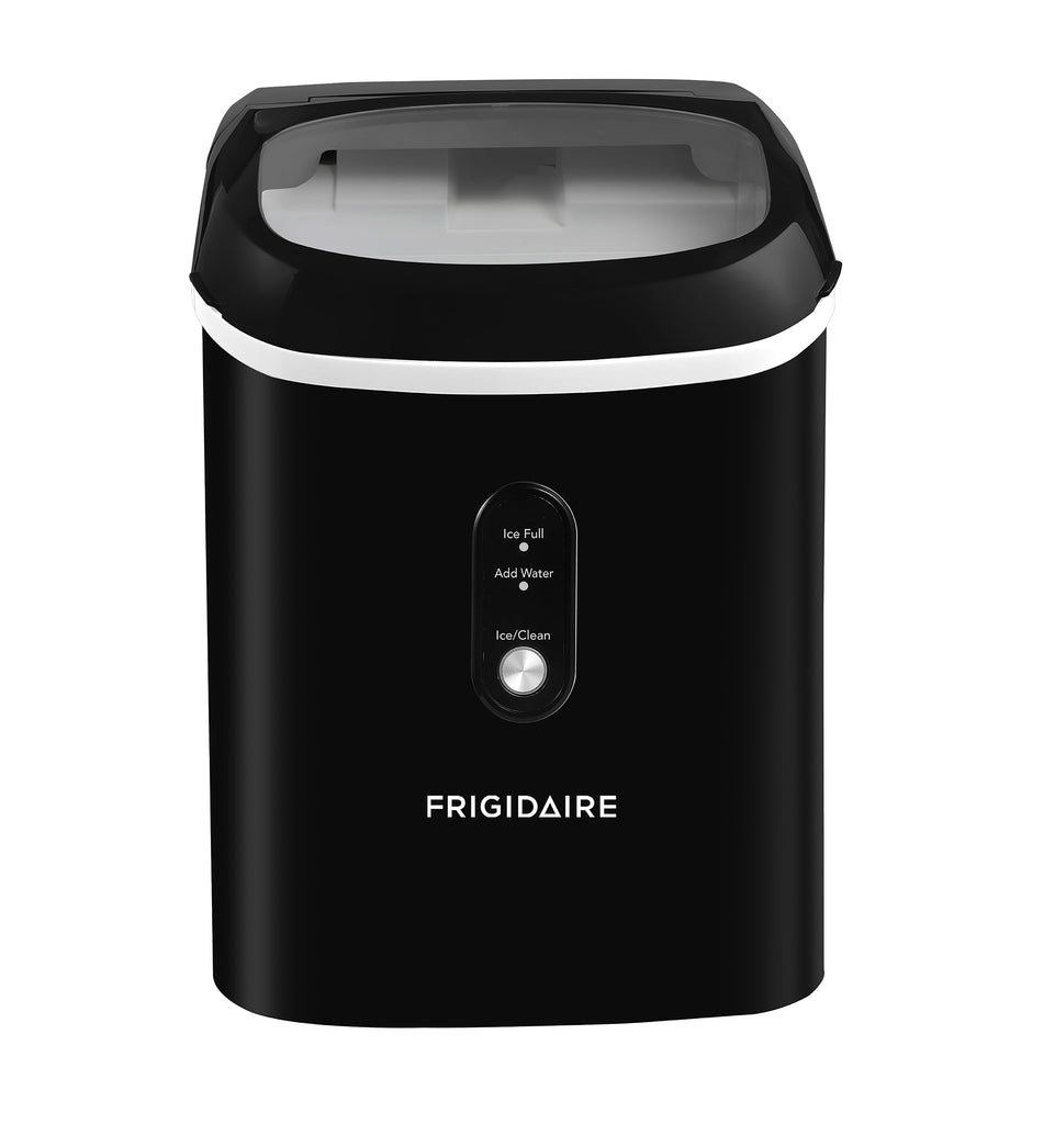 Frigidaire, 33 lbs. Ice Maker, Nugget Shaped Ice, Black