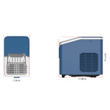 Frigidaire, 26 Lbs. Countertop Ice Maker, Bullet Shaped Ice, Azure
