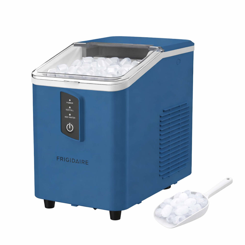 Frigidaire, 26 Lbs. Countertop Ice Maker, Bullet Shaped Ice, Azure
