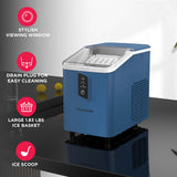Frigidaire, 26 Lbs. Countertop Ice Maker, Bullet Shaped Ice, Azure
