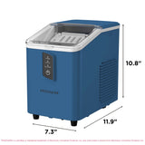 Frigidaire, 26 Lbs. Countertop Ice Maker, Bullet Shaped Ice, Azure