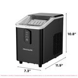 Frigidaire, 26 Lbs. Countertop Ice Maker, Bullet Shaped Ice, Black