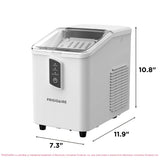 Frigidaire, 26 Lbs. Countertop Ice Maker, Bullet Shaped Ice, White