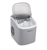 Frigidaire, 26 Lbs. Countertop Ice Maker, Bullet Shaped Ice, Silver
