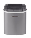 Frigidaire, 26 Lbs. Countertop Ice Maker, Bullet Shaped Ice, Silver