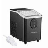 Frigidaire, 26 Lbs. Countertop Ice Maker, Bullet Shaped Ice, Black Stainless Steel