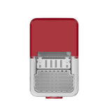 Frigidaire, 26 Lbs. Countertop Ice Maker, Bullet Shaped Ice, Red Stainless Steel