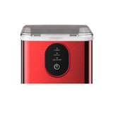 Frigidaire, 26 Lbs. Countertop Ice Maker, Bullet Shaped Ice, Red Stainless Steel
