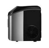 Frigidaire, 33 Lbs. Countertop Ice Maker, Nugget Shaped Ice,  Black Stainless Steel