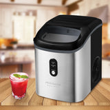 Frigidaire, 33 Lbs. Countertop Ice Maker, Nugget Shaped Ice,  Black Stainless Steel