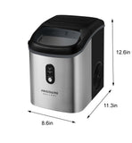 Frigidaire, 33 Lbs. Countertop Ice Maker, Nugget Shaped Ice,  Black Stainless Steel