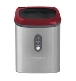 Frigidaire, 33 Lbs. Countertop Ice Maker, Nugget Shaped Ice,  Red Stainless Steel
