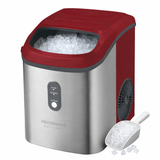 Frigidaire, 33 Lbs. Countertop Ice Maker, Nugget Shaped Ice,  Red Stainless Steel